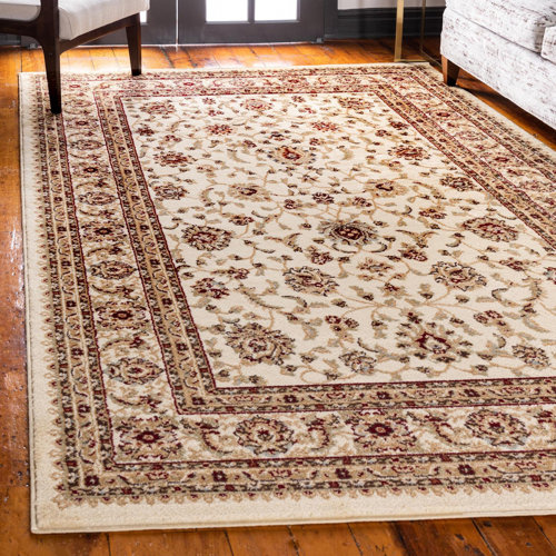 Astoria Grand Niles Performance Cream Rug & Reviews Wayfair